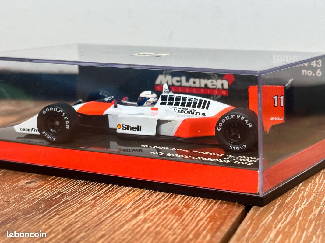 Minichamps 1/43 - McLaren MP 4/4 Honda V6 Turbo - Alain Prost - Vice Champion 1988 (image 5)