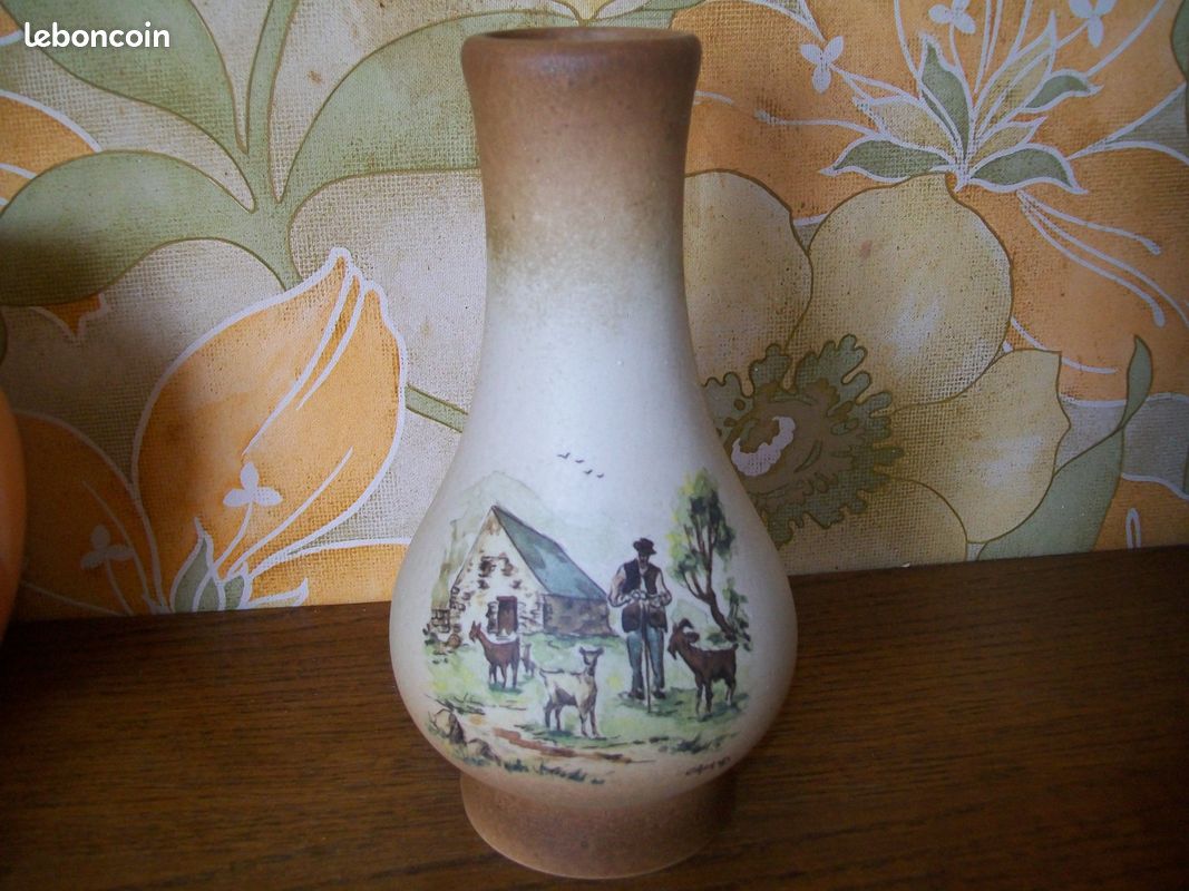 Lot pot et vase en grès (image 3)