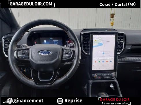 Ford Ranger 2.0 Eco-Blue 205 AUTO D. CABINE WILDTRAK / + Couvre Benne Électrique (image 4)