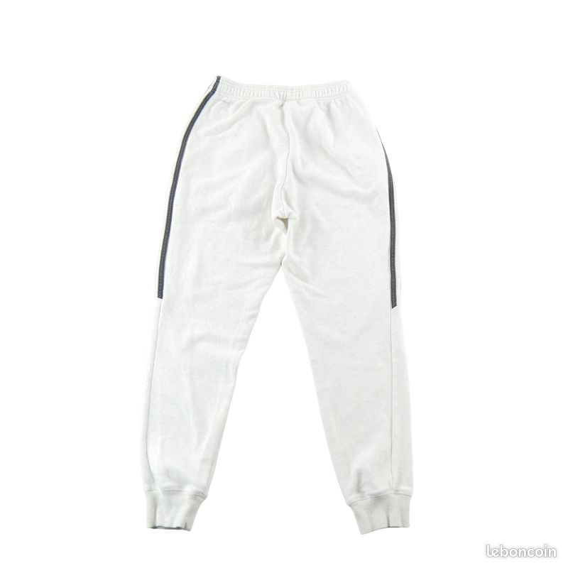 Adidas Jogging Tapered Fit Essentials 3 Stripes Femme Taille XS Gris #QWE7127 (image 2)