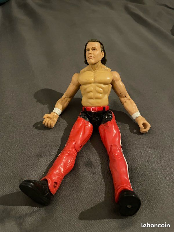 Figurine Articulée Mattel The Rock WWE - 18 Cm, Occasion En Très Bon état, Parfaite Pour Les Fans De Catch