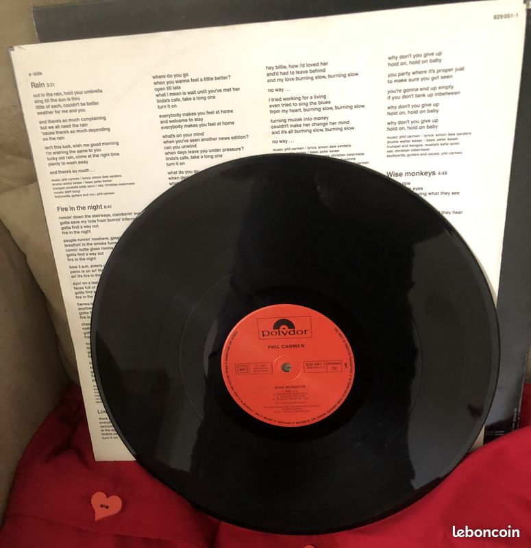 📀 Phil Carmen – Wise Monkeys - Disque Vinyle (image 5)