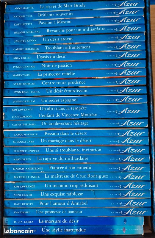 Lot de 5 livres romance collection Azur (image 3)