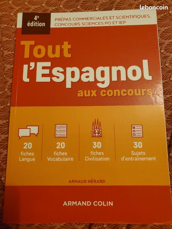 Annales Espagnol (pour concours ou école) (image 1)