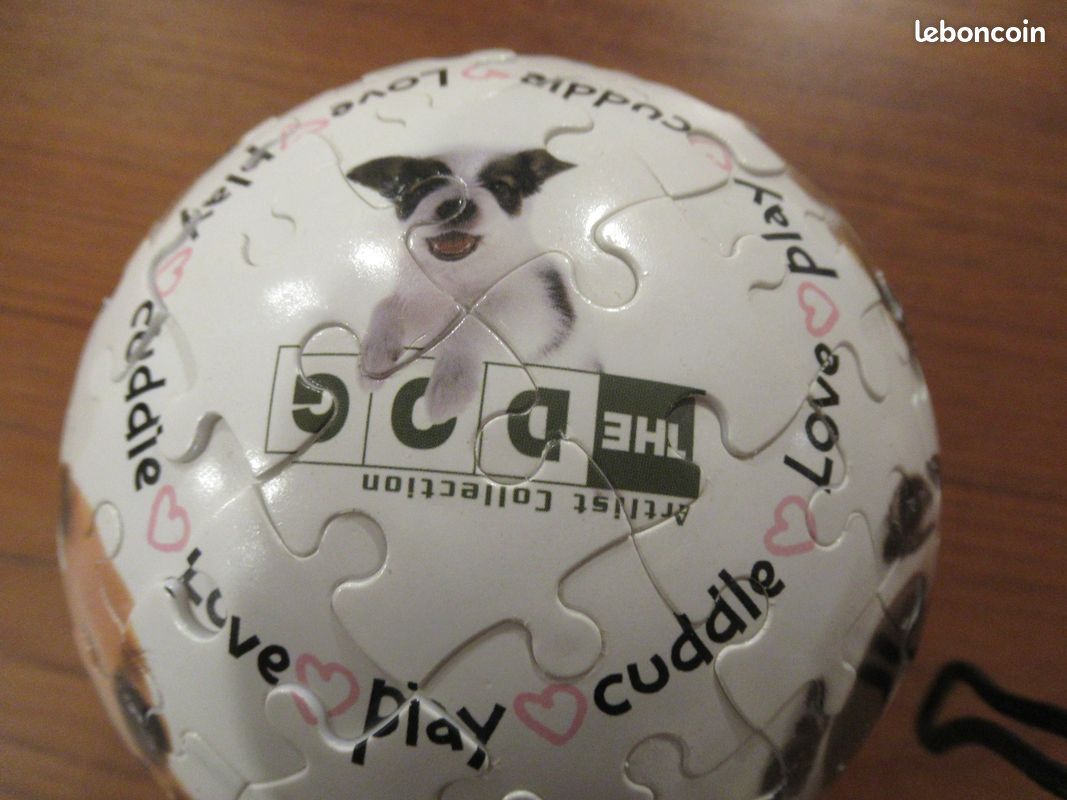 Puzzle chiens,forme "ballon" (image 2)