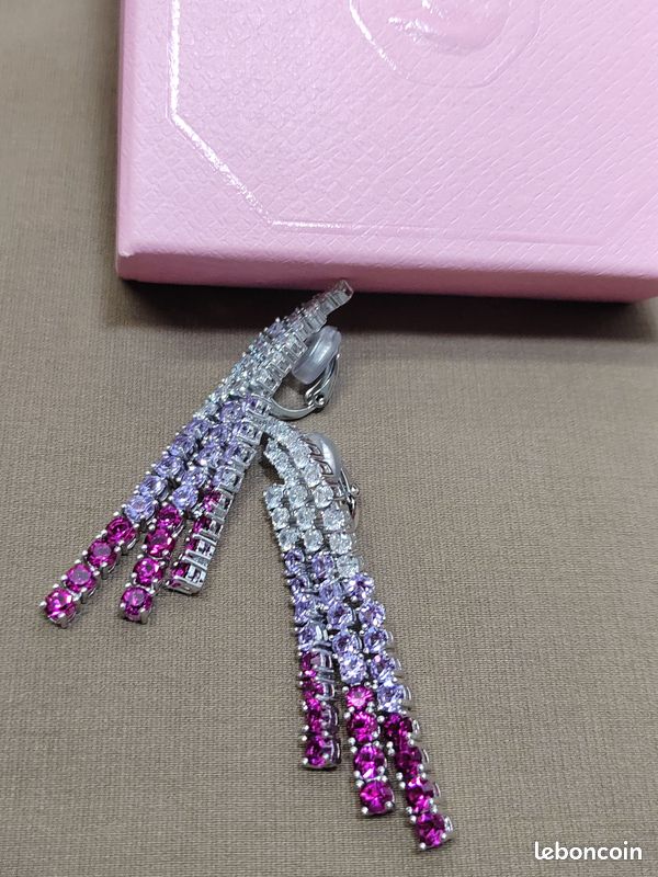 Boucles d'oreilles Swarovski (image 1)