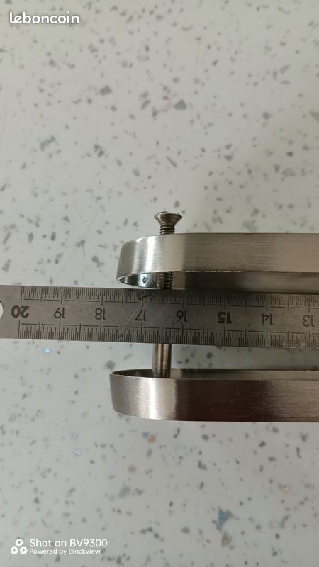 Poignée de porte a clé style inox (image 5)