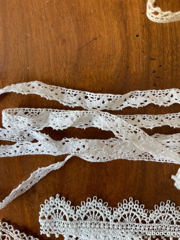 Lot de galon dentelle croquet (image 6)