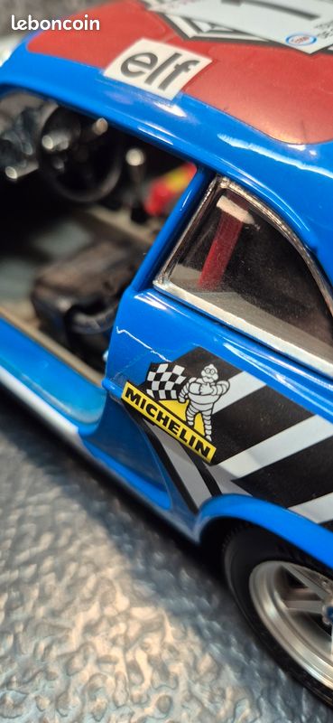 Burago Gold 3301 - 1/16 - Alpine A110 1600S - Vainqueur Tour De Corse 1973 - Modèle Rare - Boîte Altérée