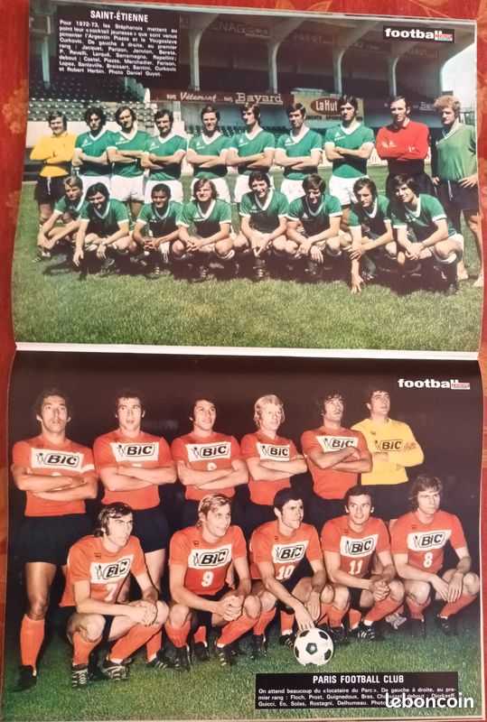 France Football 1978 N°1692 – Maillots Monaco Bastia Nancy Saint-Étienne