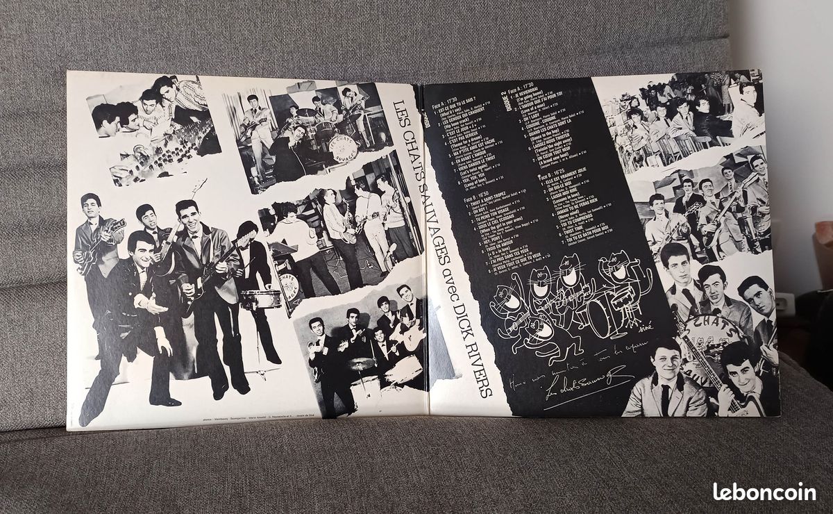 Disque vinyle double 33 T des "Chats Sauvages" éd. 1974 (image 3)