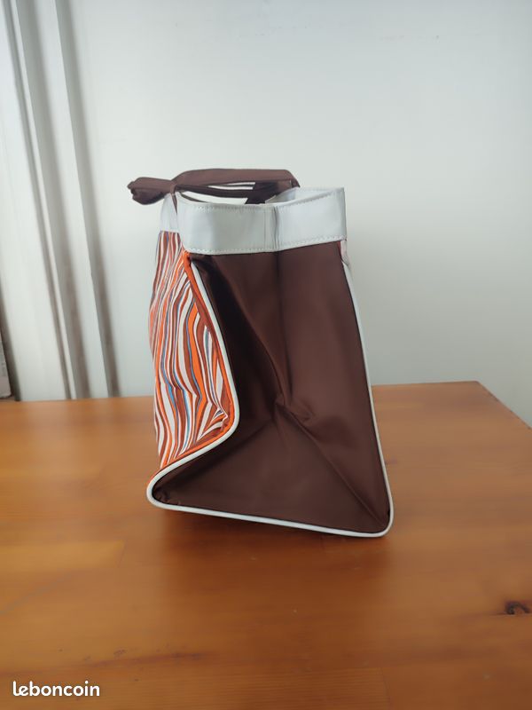 Sac De Plage Avène à Fond Zippé - Couleur Fondant, Idéal Pour La Plage Ou La Piscine