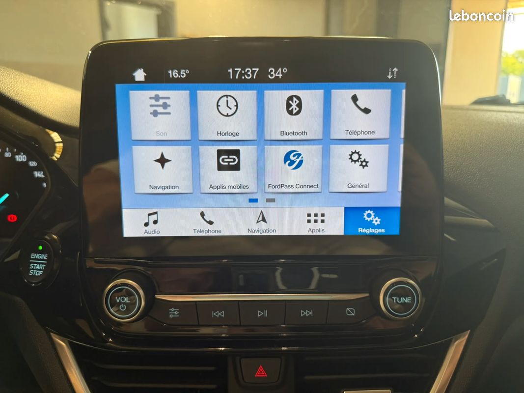FORD Fiesta 1.0 100ch Titanium - 2019 - Suivi complet - CARPLAY - Bon état général (image 14)