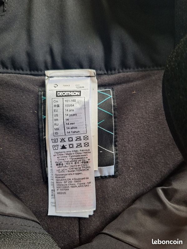Pantalon bretelles ski (image 3)