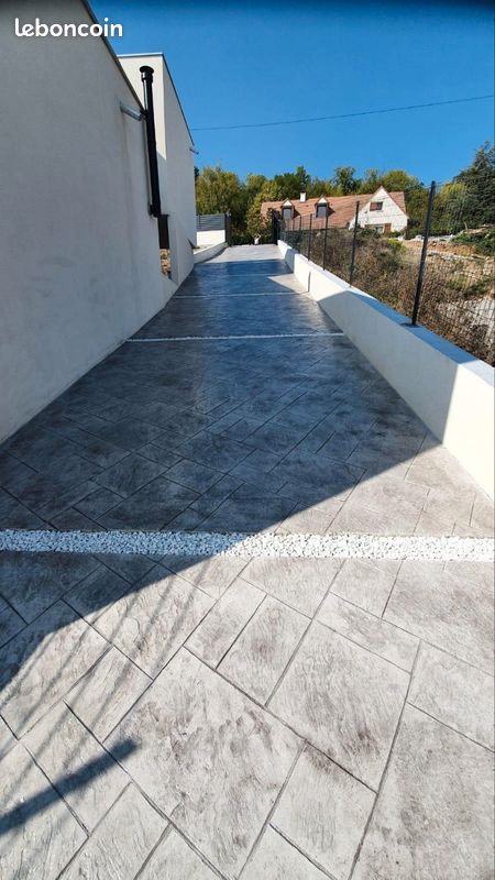 🧱 🇨🇵 Terrasses et Allées en Béton Désactivé et imprimé motifs Pavés, Parquet, Carrelage, Travertin pour Piscines, Dallages - Devis gratuit - Numéro 1 en France 🇨🇵 🧱 (image 3)