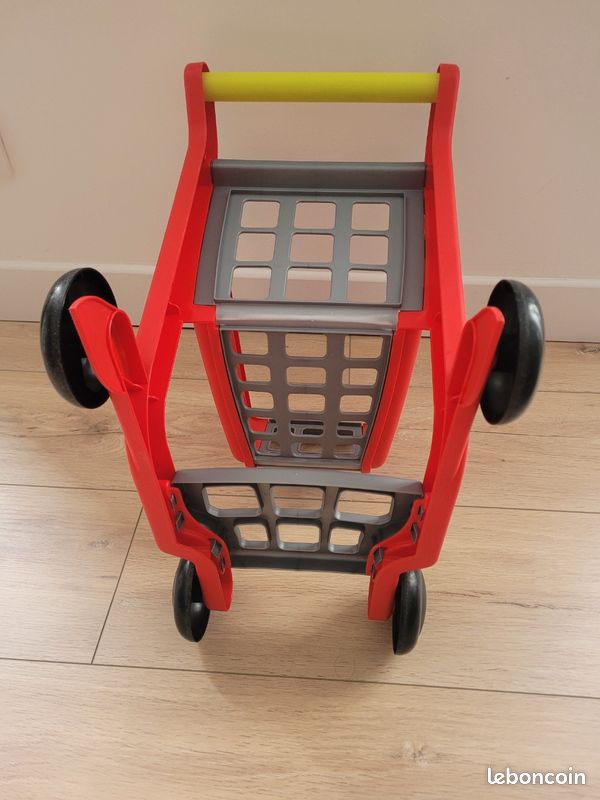 Jeu D'imitation 18 Mois Et Plus Chariot De Courses Ecoiffier Pour Enfants - Jouet Réaliste Avec Accessoires Dès 18 Mois - Origine France