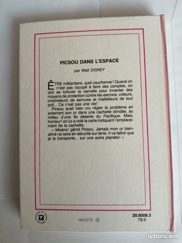 Livre picsou dans l'espace de 1979 (image 2)