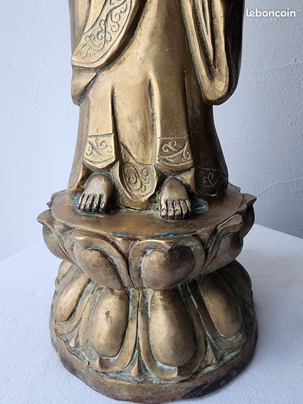 Bouddha népalais en bronze (image 6)
