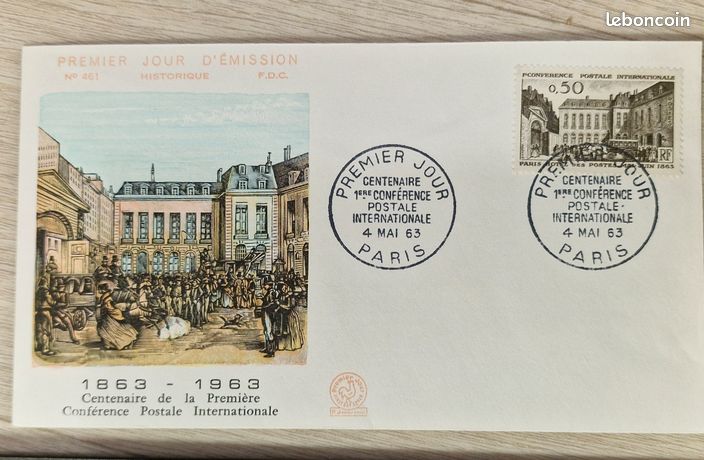 63 enveloppes premiers jours FDC Année 1961 grosse cote