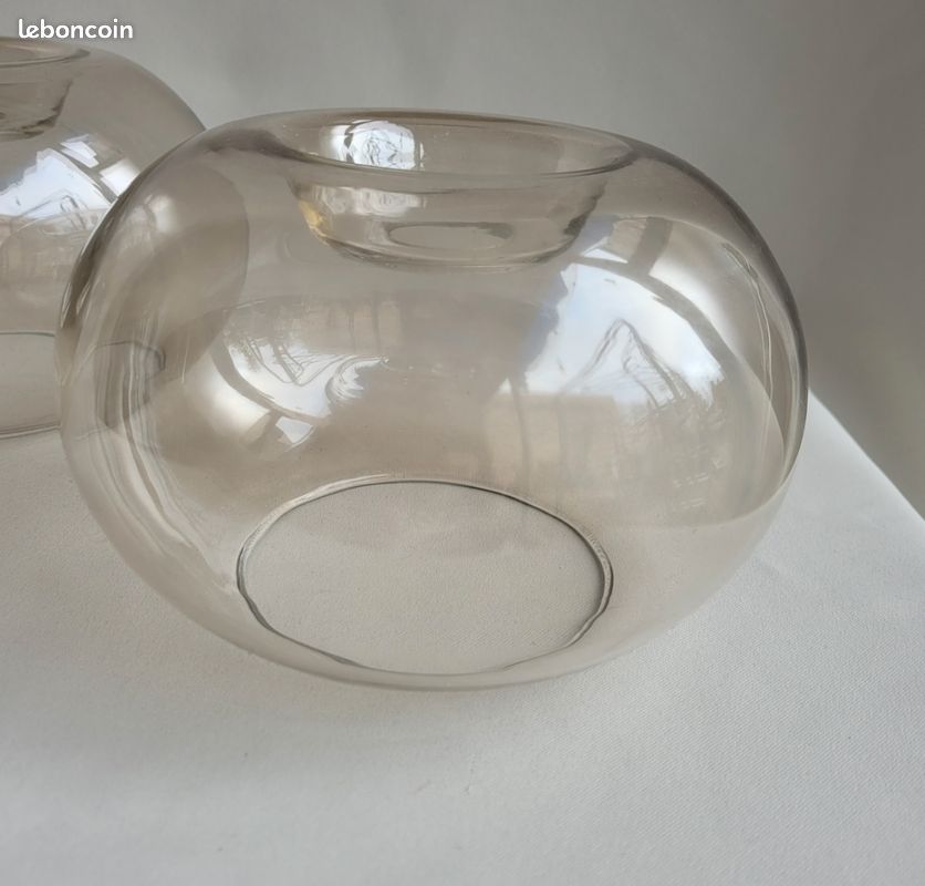 Globes en verres fumés Geatano Sciolari (image 4)
