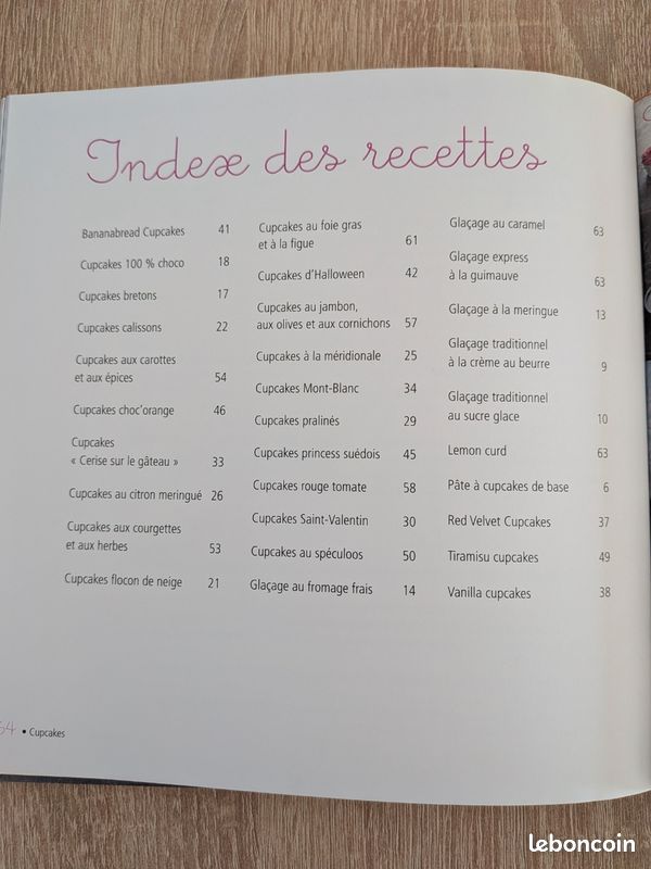 Livre de cuisine cupcakes (image 3)