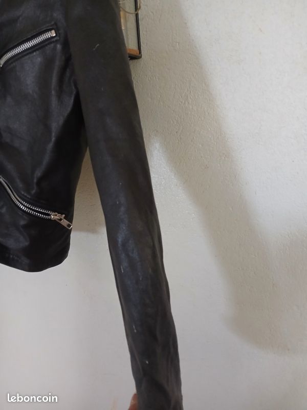 Veste en cuir taille M (image 5)