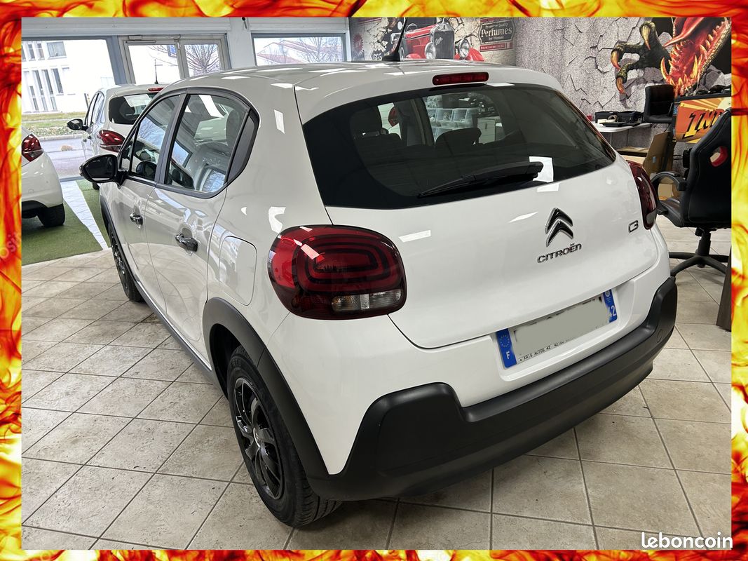 Citroën C3 (3) BlueHDi 100 BVM Feel * véritable ANDROID haut de gamme* 35000 kms * KIT CARBONE (image 5)