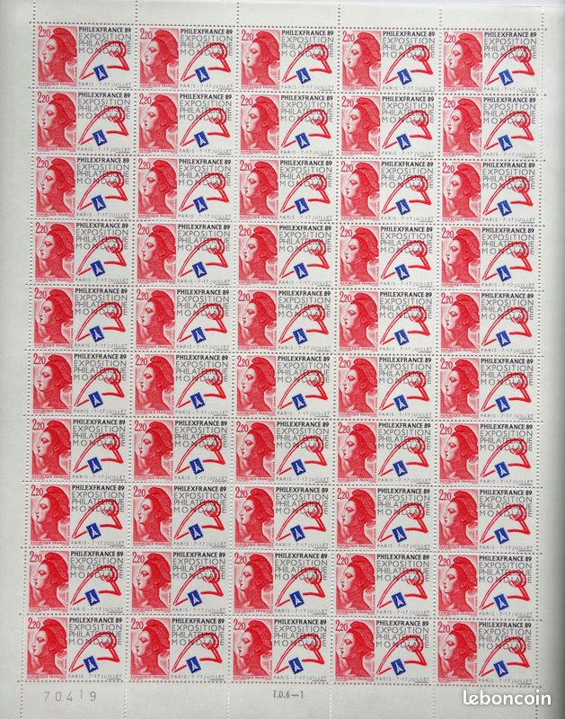 Feuilles de Timbres Neufs-Lot 3 (image 7)