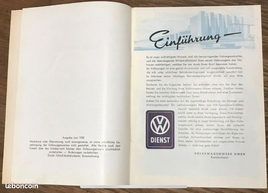 Manuel d'utilisation VW Split 1950 (image 3)