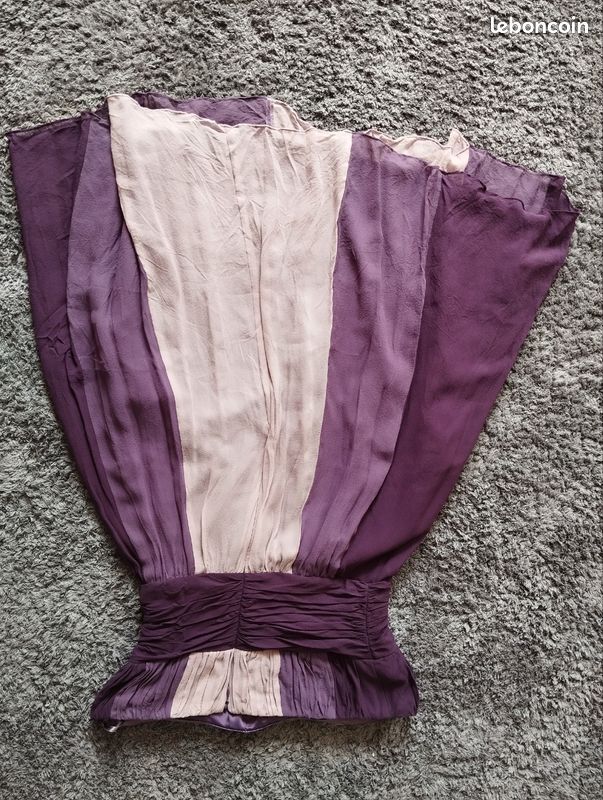 Robe bustier parme cérémonie/mariage Anne 2011 maison 1 2 3 taille 40 (image 2)