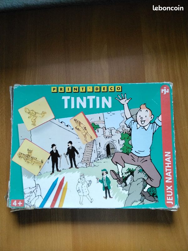 Coffret 12 tampons personnages de Tintin (image 1)
