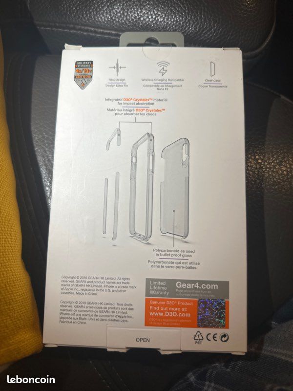 Coque Antichoc Transparente ITSKINS Pour IPhone X - Protection Anti-Choc - Neuf Sous Emballage