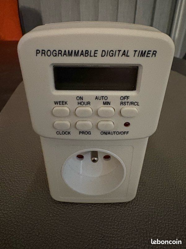 Programmateur Journalier électrique - Prise Programmable, Garantie 2 Ans, Fabriqué En France