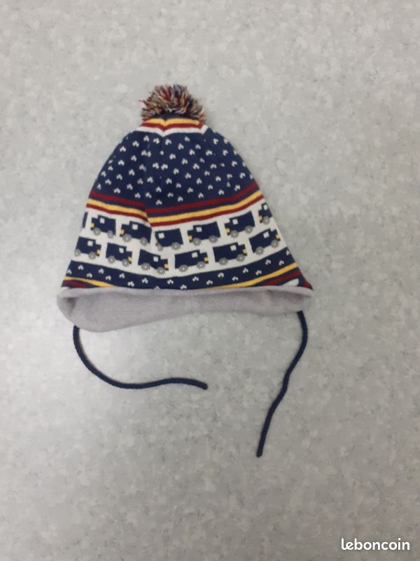 Bonnet péruvien doublé polaire Taille 49 (image 1)