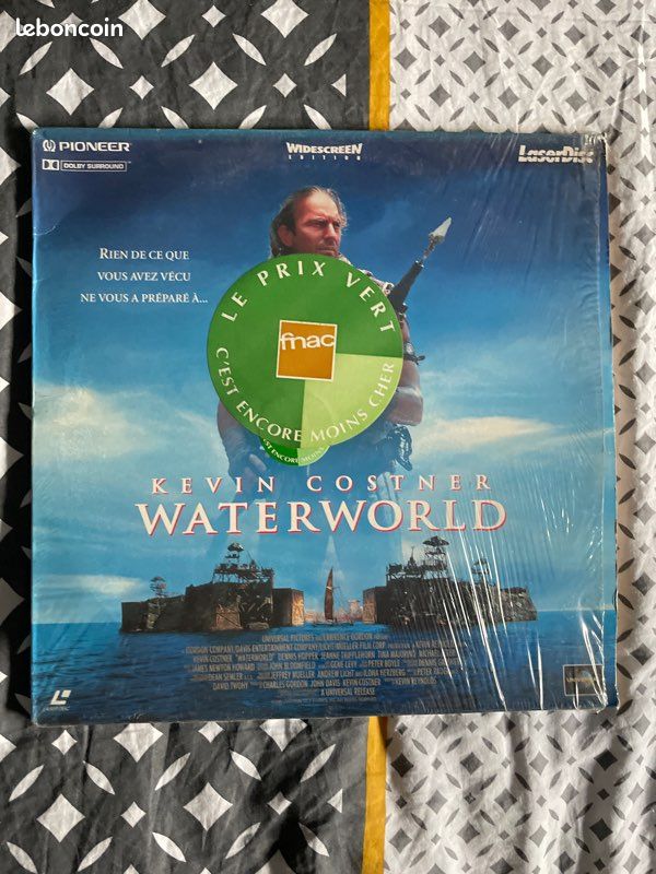 Laser Disc vidéo Disque waterworld Kevin Costner (image 1)
