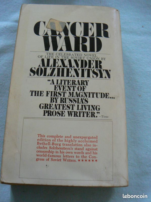 Cancer Ward x Alexander Solzhenitsyn (le pavillon des cancéreux) (image 2)