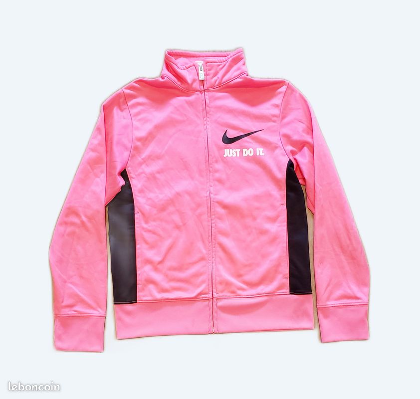 Nike Original Sweat-shirt de sport pour fille rose fluo, taille