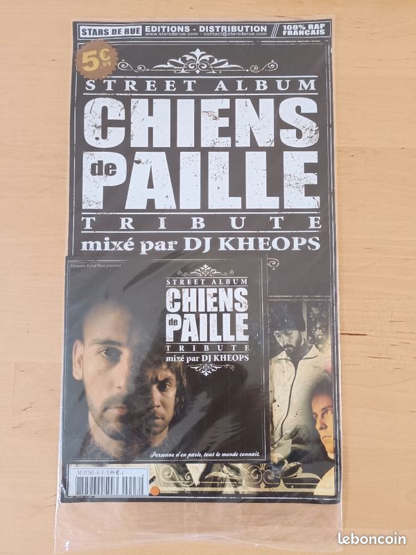 Cd Rap FR Chiens de Paille Street album sous blister (image 1)