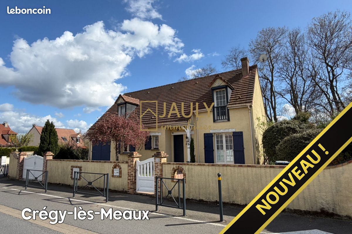 Maison 6 pièces 143 m² · à Crégy-lès-Meaux · 143 m² · 344 900 €