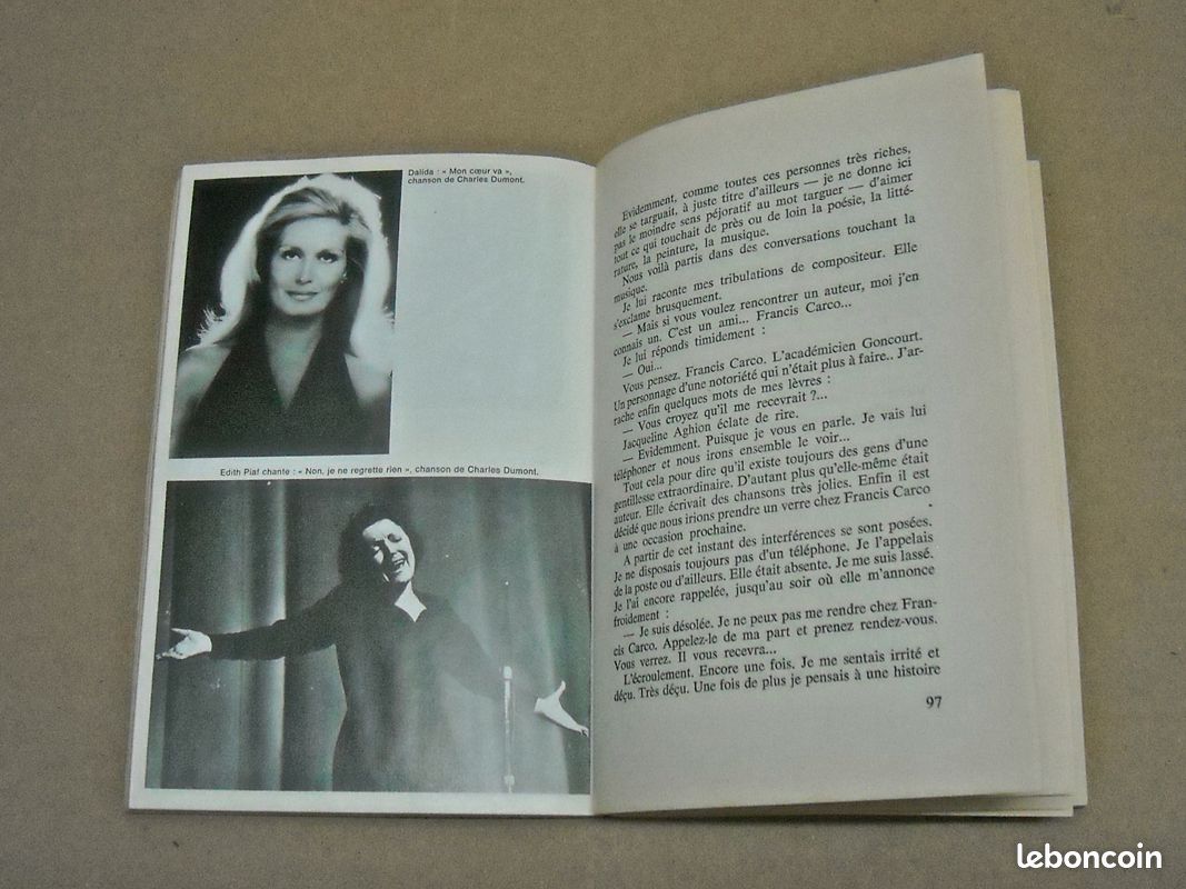 Charles Dumont « non, je ne regrette rien » 1977 (image 5)
