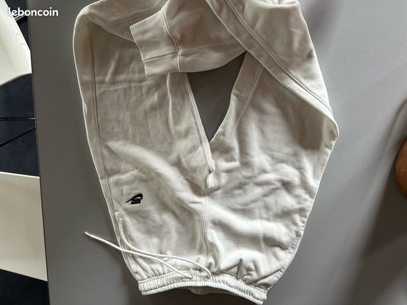 Bas de jogging Nike blanc XS (image 3)