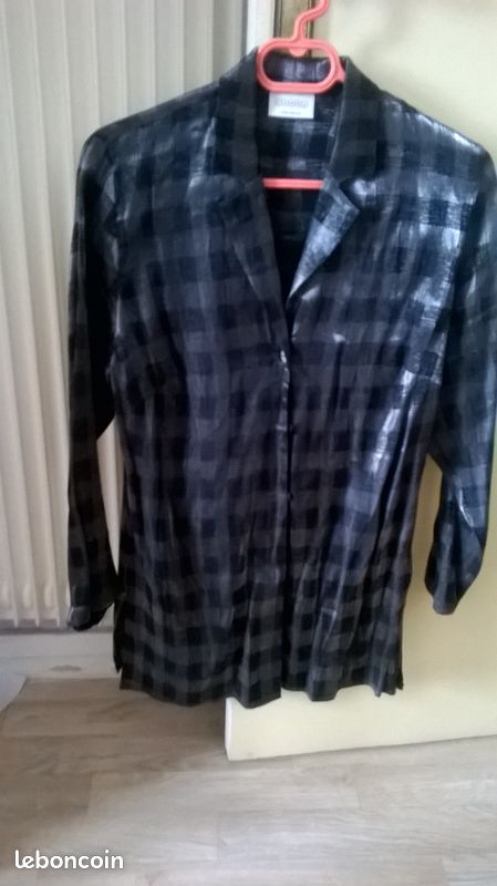 Chemisier a carreau femme TAILLE 42 (image 1)