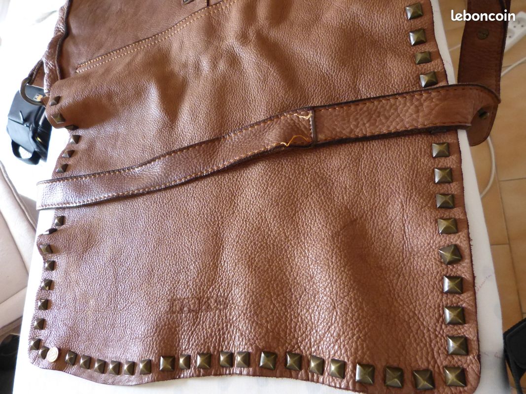 Sac à main cuir bandoulière IKKS (image 5)