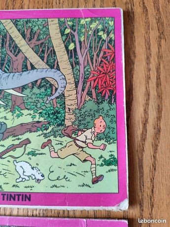Puzzle Tintin N°1 Tintin Au Congo - Hergé 1955 - COMPLET Et RARE