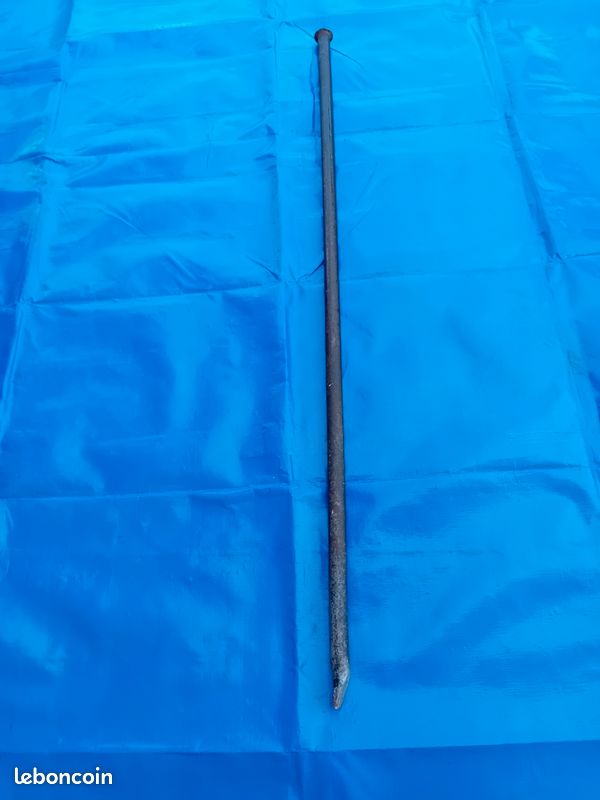 Barre à mine professionnelle en acier forgé - 1,40 m (image 1)