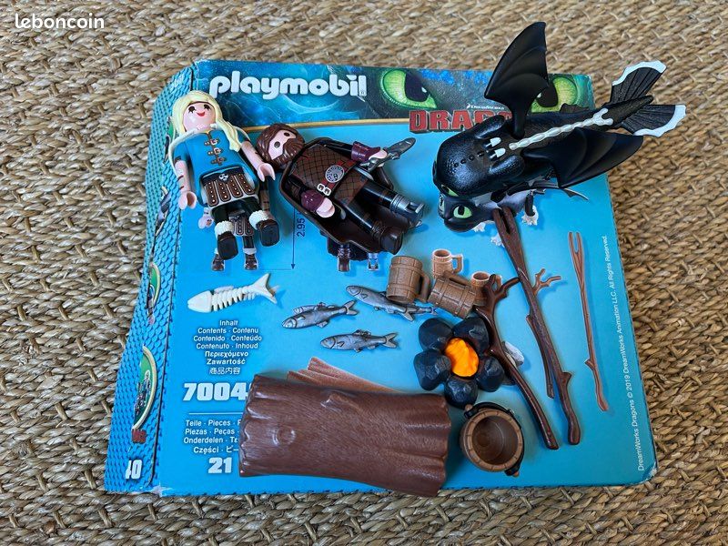 Playmobil 70040 dragons Harold et Astrid avec bébé dragon Jeux