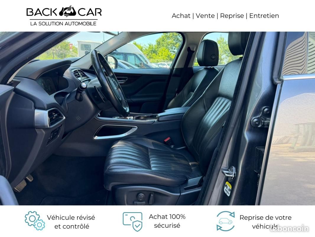 Jaguar F-Pace V6 3.0 D 300 ch AWD BVA8 Portfolio TOIT OUVRANT / SIEGES AV ET VOLANT CHAUFFANTS CO... (image 9)