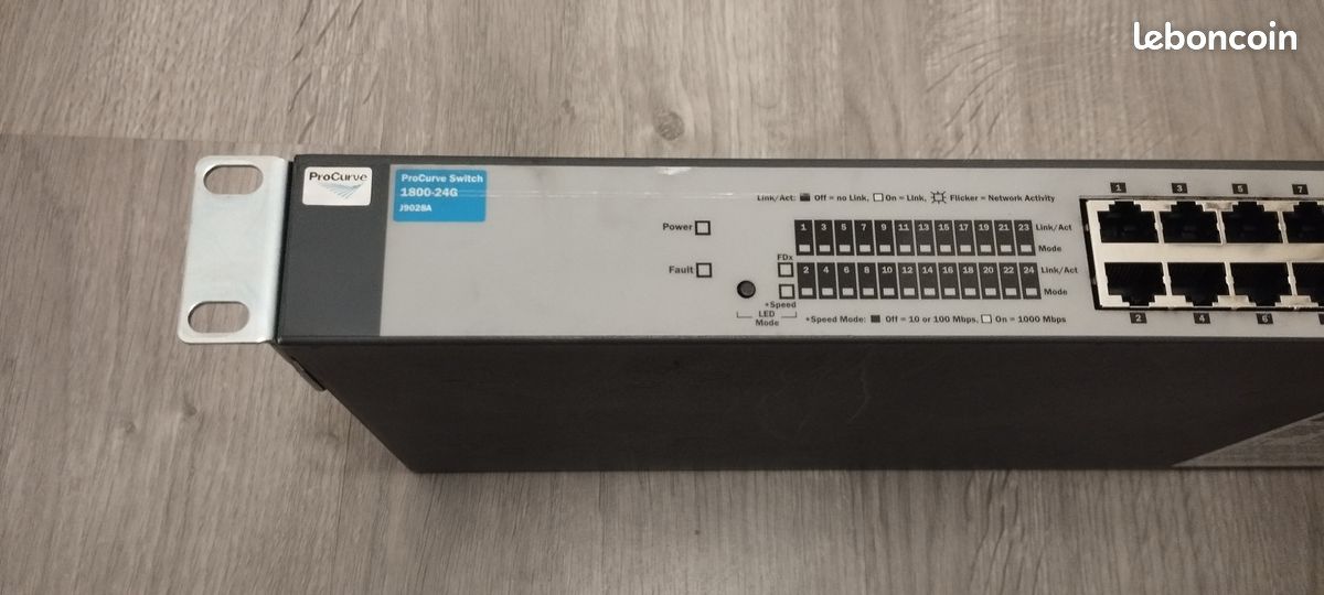 HP Procurve Switch 1800-24G J9028A (image 7)