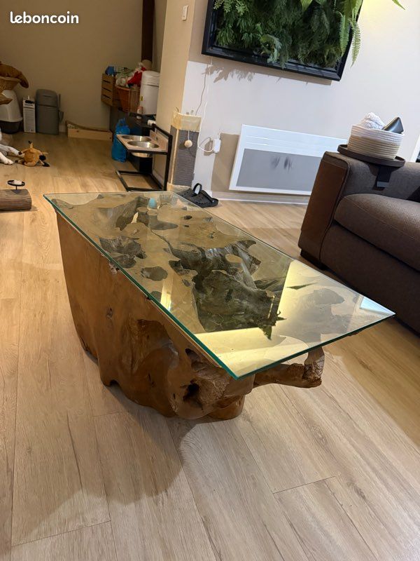 Table basse en bois (image 4)