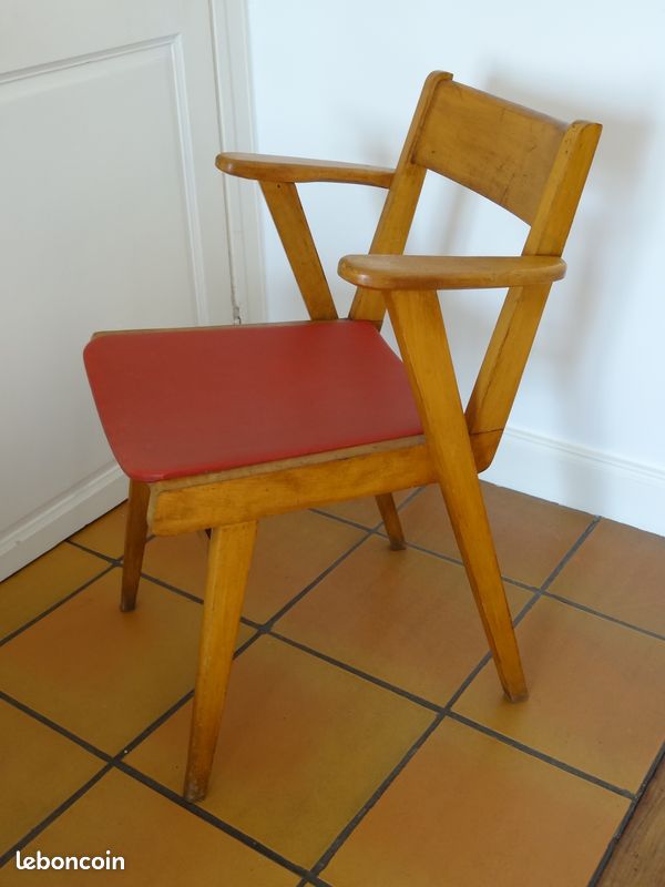 Fauteuil compas vintage (image 2)